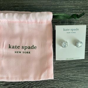 That Sparkle Large Princess Cut Earrings